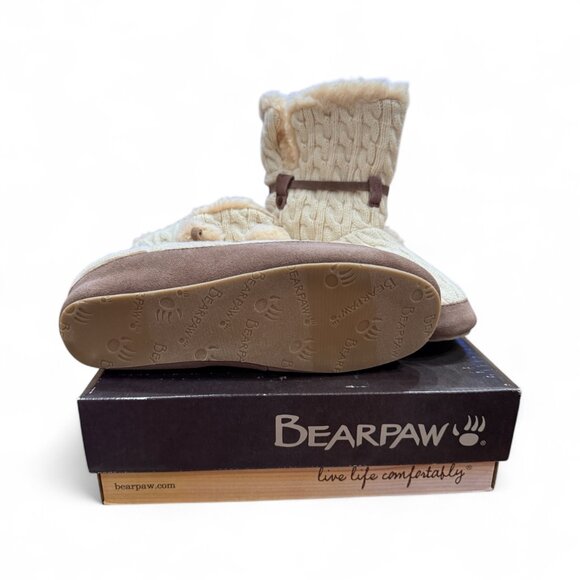 BearPaw 🐻  TRISTA Bootie Slippers - LINEN - Picture 3 of 11